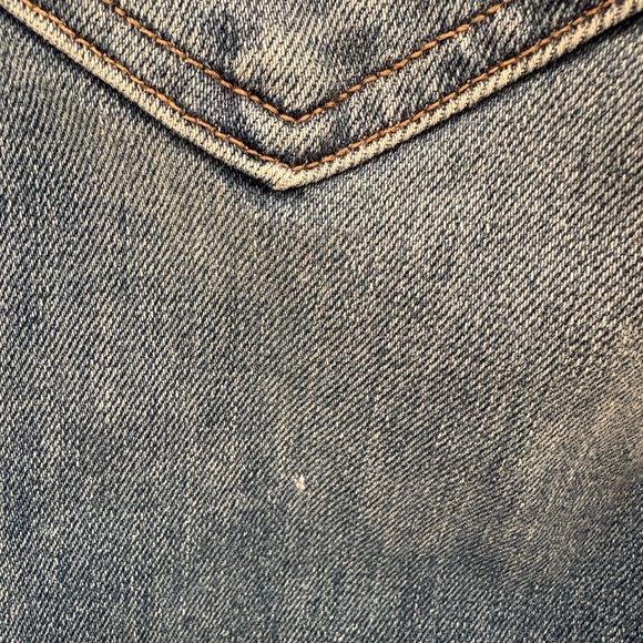 MOTHER the Mid-Rise Dazzler Ankle Fray Jeans in Opposites Attract Size 26 - Picture 13 of 13